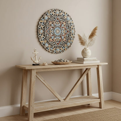 Carved Mandala Decorative Panel "Ayunina"