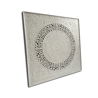 Decorative Panel "Hati" - 120 cm - White Wash