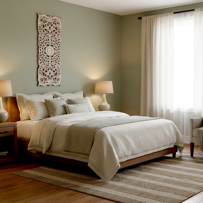 Carved Decorative Panel "Indah" - 100 cm