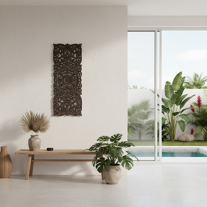 Carved Decorative Panel "Indah" - 100 cm