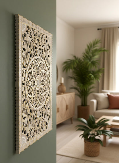 Carved Decorative Panel "Kris" - 120 x 70 cm