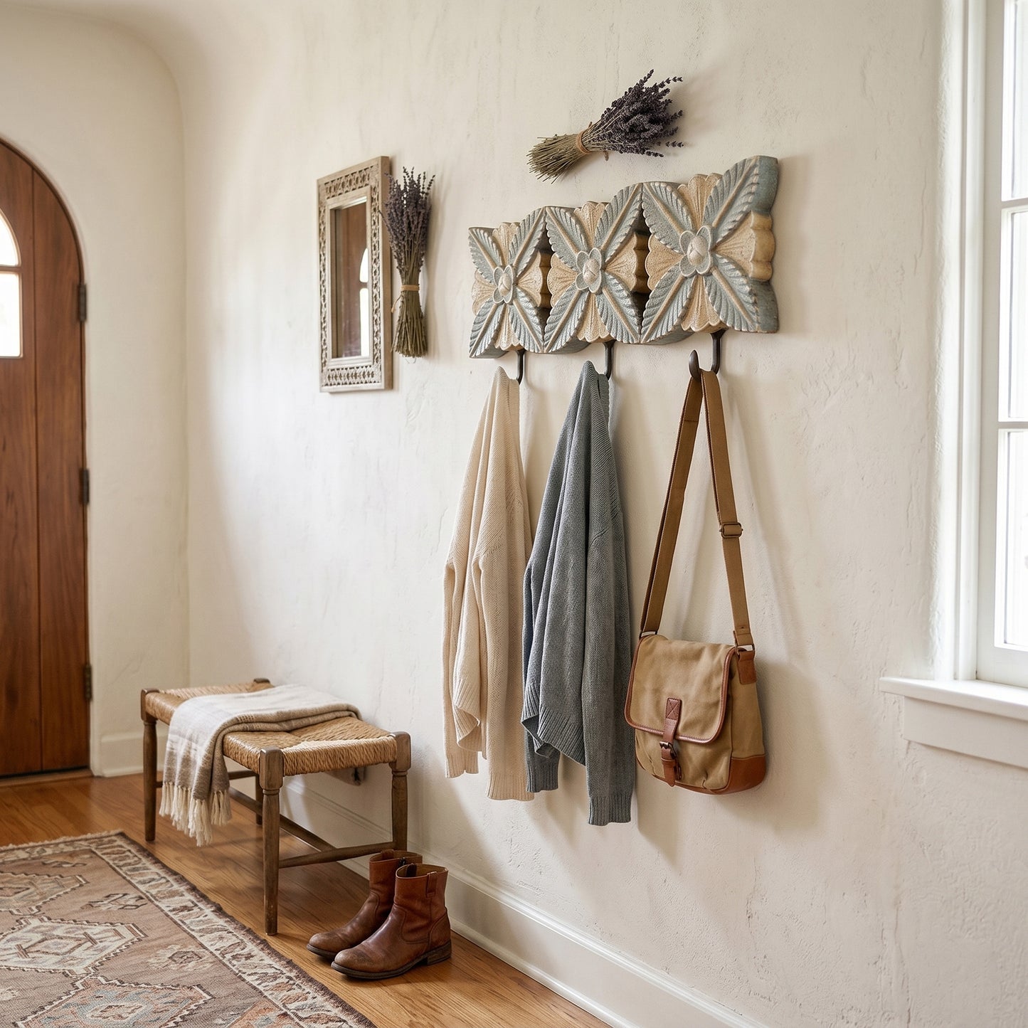 Brass Carved Hanger - Purnama