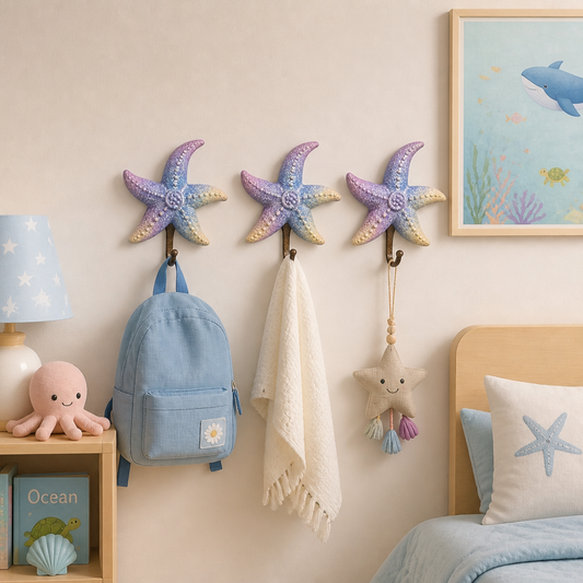 Brass Carved Hanger - Starfish