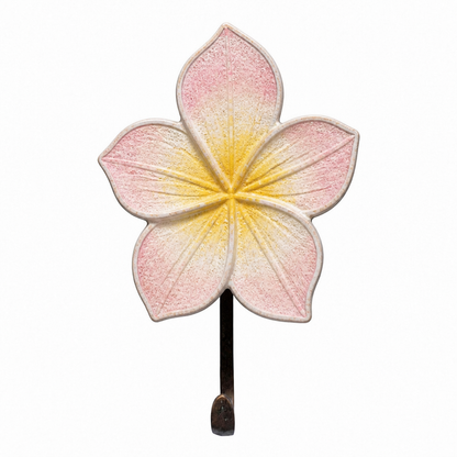 Brass Carved Hanger - Frangipani
