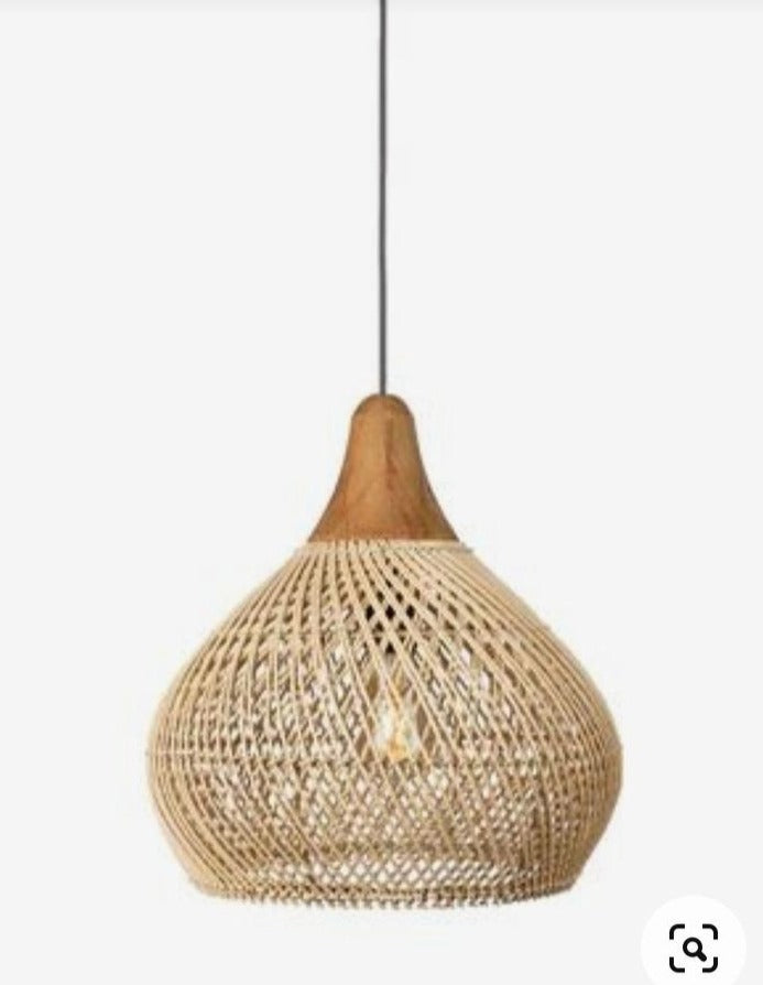 CUSTOM Rattan Pendant Lamp Shades "Kayu"