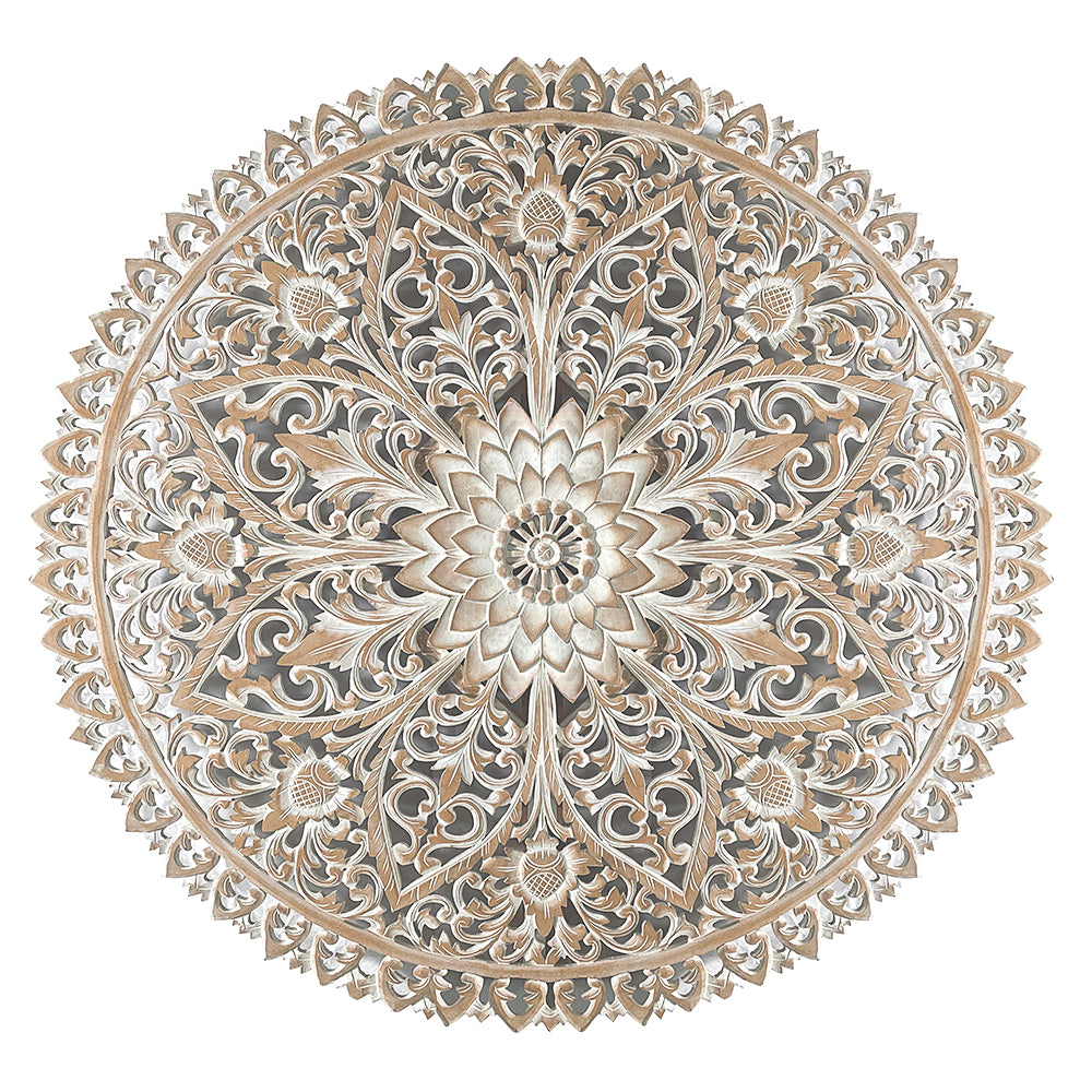 Decorative Mandala "Serupa" - Antic wash - 120cm