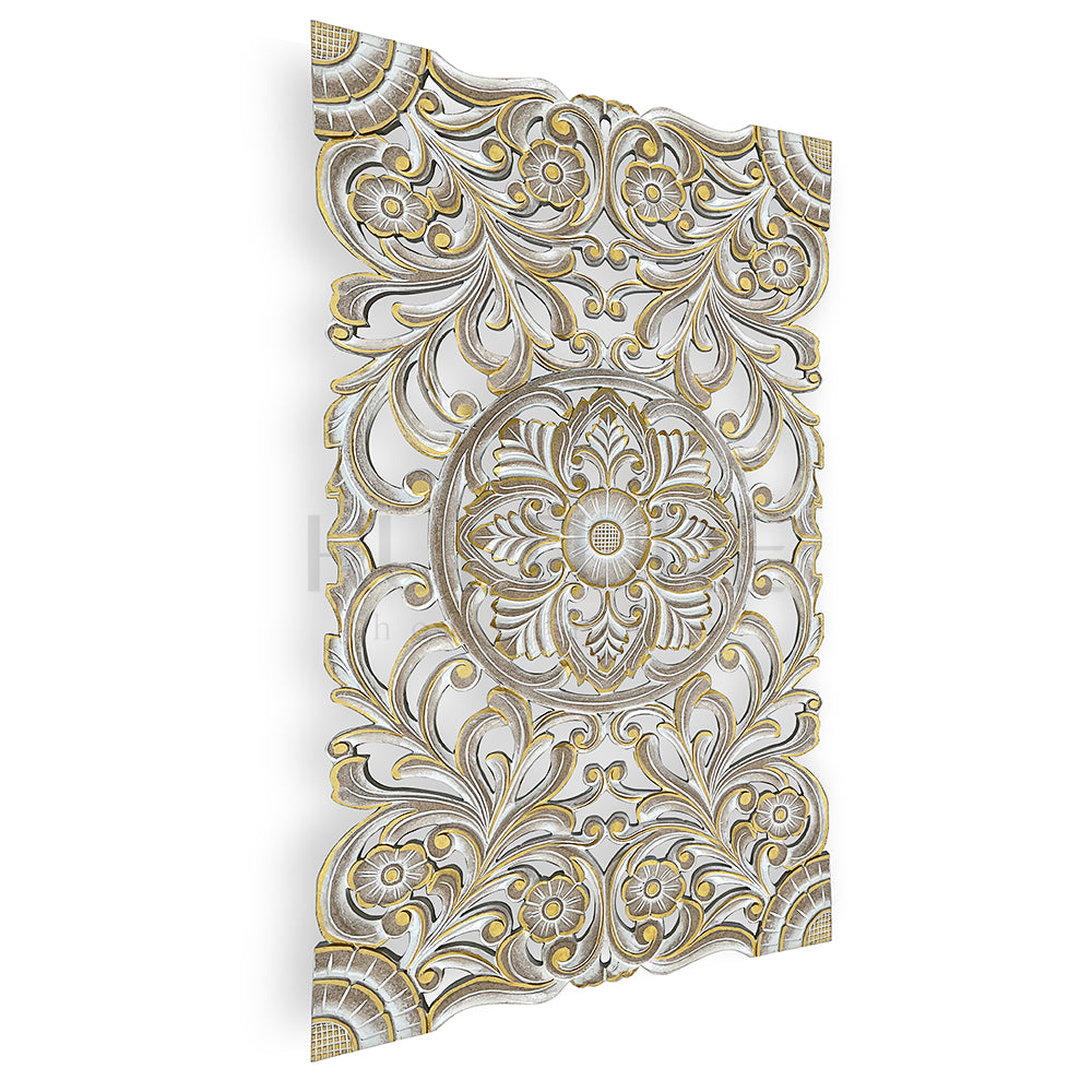 Decorative Panel "Azalea" - Gold Wash