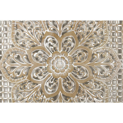 Bed Headboard Carved Medit - Antic-wash EXP