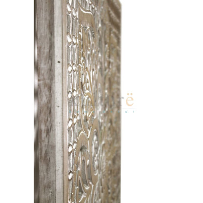 Bed Headboard Carved Medit - Antic-wash EXP